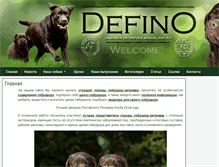 Tablet Screenshot of defino.ru
